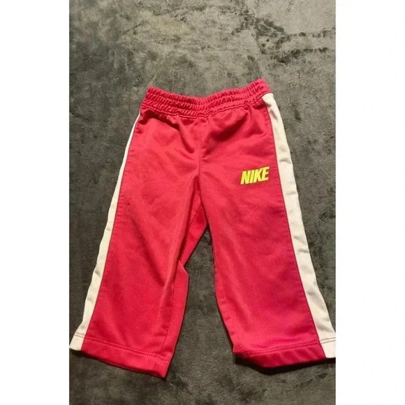 Girls 12 month Nike pink tracksuit jacket and pants - Picture 2 of 7